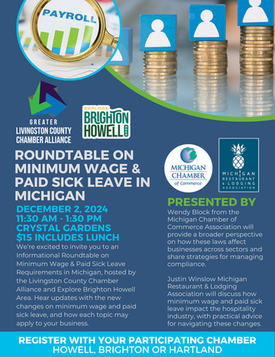 Roundtable on Minimum Wage & Paid Sick Leave in Michigan Dec 2, 2024